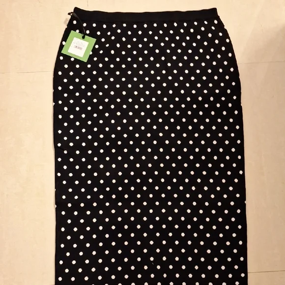Kate Spade Poka Dot Midi Skirt - Picture 5 of 7